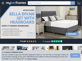'mybedframes.co.uk' screenshot