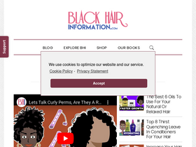 'blackhairinformation.com' screenshot