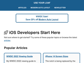 'useyourloaf.com' screenshot