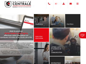 'universitecentrale.net' screenshot