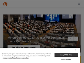 'mirion.com' screenshot