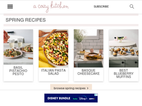'acozykitchen.com' screenshot