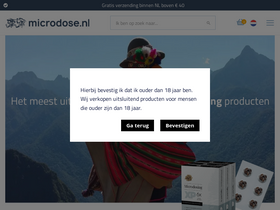'microdose.nl' screenshot