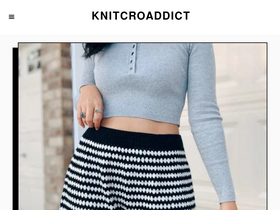 'knitcroaddict.com' screenshot
