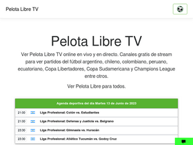 'pelotalibre.com' screenshot