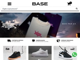 'basesneakers.com.br' screenshot