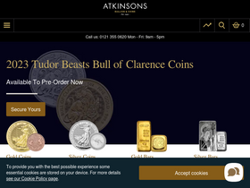 'atkinsonsbullion.com' screenshot