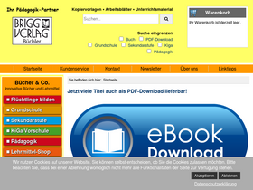 brigg-verlag.de homepage screenshot