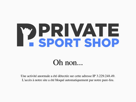 'privatesportshop.de' screenshot