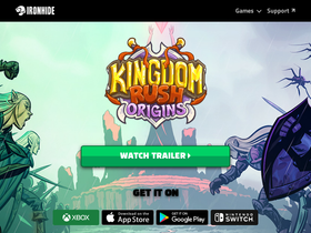 'kingdomrushorigins.com' screenshot