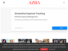 'azra.ba' screenshot