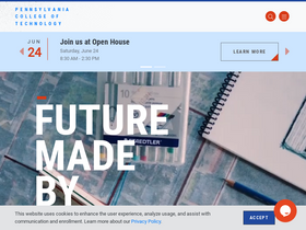 'pct.edu' screenshot