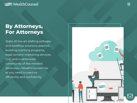 'wealthcounsel.com' screenshot