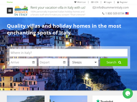 'summerinitaly.com' screenshot