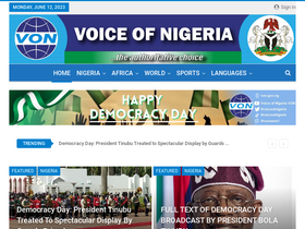 'von.gov.ng' screenshot