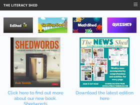 'literacyshed.com' screenshot