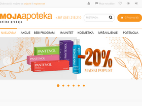 'mojaapoteka-webshop.net' screenshot