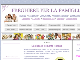 'preghiereperlafamiglia.it' screenshot