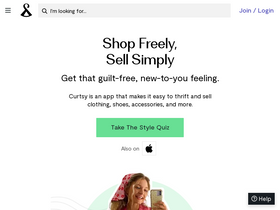 'curtsyapp.com' screenshot