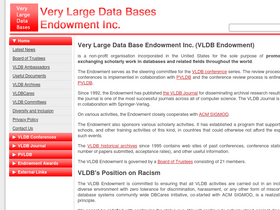 'vldb.org' screenshot