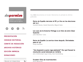 'sinpermiso.info' screenshot