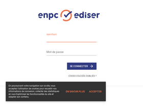 'enpc-center.fr' screenshot