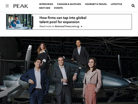 'thepeakmagazine.com.sg' screenshot