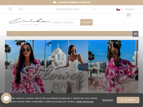 'erikafashion.cz' screenshot