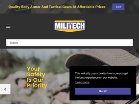'mili-tech.com' screenshot