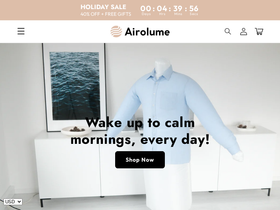 Airolume website screenshot