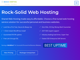 'banahosting.com' screenshot