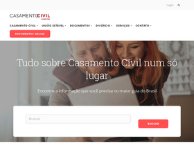 'casamentocivil.com.br' screenshot