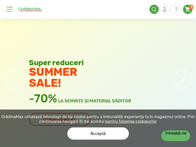 'gradinamax.ro' screenshot