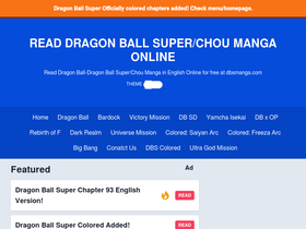 'dbsmanga.com' screenshot