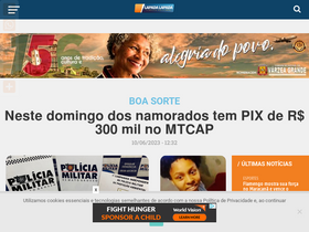 'lapadalapada.com.br' screenshot