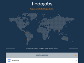 'findojobs.com' screenshot