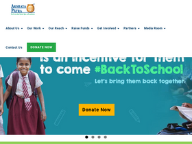 'akshayapatra.org' screenshot