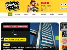 'ondacero.com.pe' screenshot