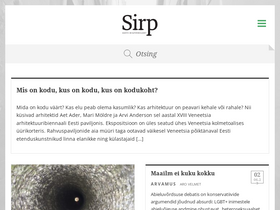 'sirp.ee' screenshot