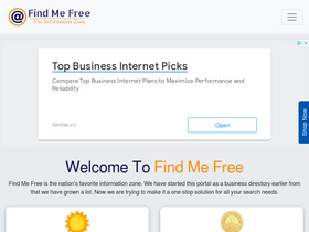 'findmefree.in' screenshot