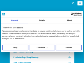 'ecnp.eu' screenshot