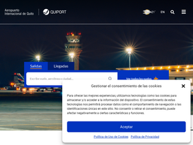 'aeropuertoquito.aero' screenshot