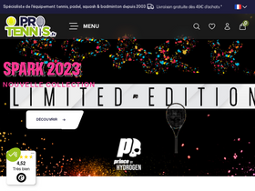 'protennis.fr' screenshot