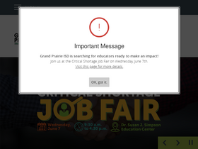 'gpisd.org' screenshot