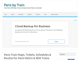 'parisbytrain.com' screenshot