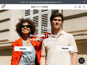 'wedressfair.fr' screenshot