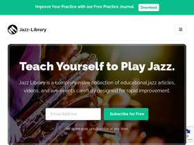 'jazz-library.com' screenshot