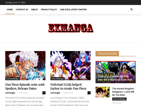 'exmanga.com' screenshot