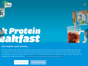 'peakmilk.com.ng' screenshot