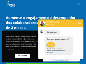 'feedz.com.br' screenshot
